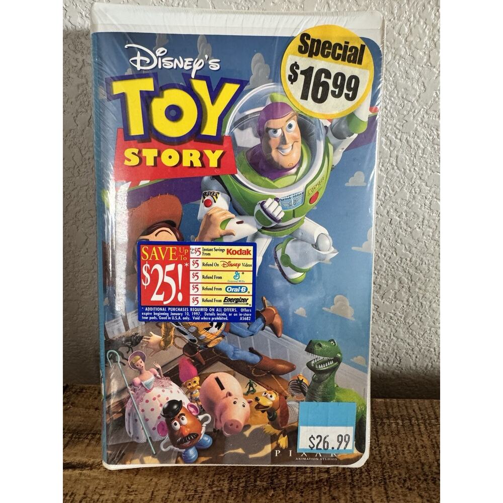 Disneys Toy Story VHS Factory Sealed, Excellent Condition